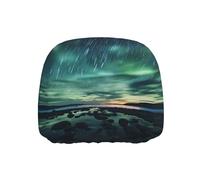 WZYWHJ Sea Under The Aurora Borealis - Funda de almohada para asiento de coche, camión, piezas de motor general, 1 paquete