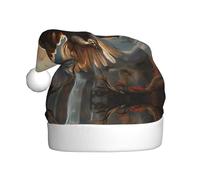 WZYWHJ Sombrero de Navidad para adultos, diadema ornamental para fiestas de vacaciones y eventos de disfraces, pájaro extiende sus alas impresas