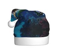 WZYWHJ Sombrero de Navidad para adultos, diadema ornamental para fiestas de vacaciones y eventos de disfraces, tortugas envejecidas impresas