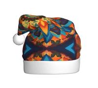 WZYWHJ Sombrero de Navidad para adultos, diadema ornamental para fiestas de vacaciones y eventos de disfraces, caleidoscopio mandala imagen