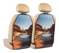 WZYWHJ Source of Water in The Desert - Almohadilla de almacenamiento para asiento de coche, 2 piezas, protector multifuncional para asiento de coche después de la instalación