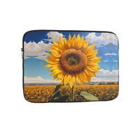 WZYWHJ Sunflowers in The Rising Sun - Funda portátil para portátil de 10 pulgadas, a prueba de golpes, para hombres y mujeres, viajes de negocios, escuela, oficina, uso diario