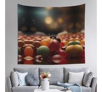 WZYWHJ Tapiz decorativo para interiores con estampado de hormigas en caramelos, 152 x 129 cm: suave, de calidad y ligero, adecuado para tapices colgantes de pared