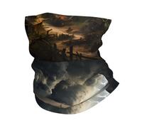 WZYWHJ Terrible tornado impreso Multifuncional Deportivo Pañuelo para la cabeza, máscara facial, pulsera