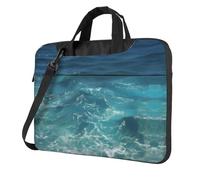WZYWHJ The Deep Ocean Prints - Bolsa portátil ultrafina de un solo hombro, accesorios de computadora, suave a prueba de golpes para portátiles, Black, 14 inch
