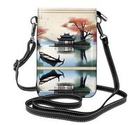 WZYWHJ The Four Seasons of Picture - Bolso cruzado de cuero para mujer con correa de hombro ajustable