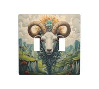 WZYWHJ The Leader of The Valley - Panel de termoplástico impreso para cubierta de interruptor, placa frontal decorativa de pared que no se daña fácilmente