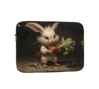 WZYWHJ The Little Rabbit pulling The Radish - Funda portátil para portátil de 17 pulgadas, a prueba de golpes, para hombres y mujeres, viajes de negocios, escuela, oficina, uso diario