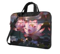 WZYWHJ The Lotus in Full Bloom - Bolsa para portátil de 15.6 pulgadas, con interior suave, múltiples bolsillos, ideal para hombres, viajes y negocios