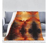 WZYWHJ The Phoenix Reborn in Fire - Manta de franela estampada normal de 280 g para sofá, dormitorio, cama, silla, suave y cómoda, manta para mujer, 66 x 90 pulgadas