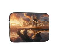 WZYWHJ The Towering Bridge - Funda para portátil de 10 pulgadas, a prueba de golpes, para hombres y mujeres, viajes de negocios, escuela, oficina, uso diario