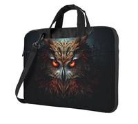 WZYWHJ Twin Peaks Owl Pattern - Bolsa portátil ultrafina para portátil de un solo hombro, accesorios de computadora, suave a prueba de golpes para portátiles, Black, 13 inch