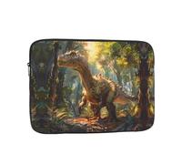 WZYWHJ Tyrannosaurus Rex in The Forest - Funda para portátil de 10 pulgadas, a prueba de golpes, para hombres y mujeres, viajes de negocios, escuela, oficina, uso diario