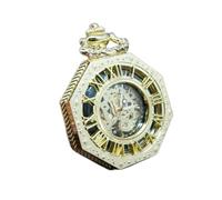 WZYYCV Hombre Pocket Watch Reloj De Bolsillo para Hombre Reloj De Bolsillo Mecánico con Cadena Reloj De Bolsillo Vintage para Hombre para Navidad Reloj de Bolsillo