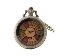 WZYYCV Hombre Pocket Watch Reloj De Bolsillo Reloj De Bolsillo con Tapa Vintage Movimiento De Cuarzo Reloj De Bolsillo Mecánico Reloj De Bolsillo Duradero Reloj de Bolsillo