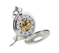 WZYYCV Hombre Pocket Watch Reloj De Bolsillo Reloj De Bolsillo De Cuarzo para Hombre con Cadena Reloj De Bolsillo Mecánico Romano Reloj De Bolsillo Vintage Reloj de Bolsillo