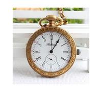 WZYYCV Hombre Pocket Watch Reloj De Bolsillo Reloj De Bolsillo Mecánico Antiguo para Hombre Reloj De Bolsillo Retro con Cadena Adecuado para Cumpleaños Reloj de Bolsillo