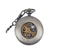 WZYYCV Hombre Pocket Watch Reloj de Bolsillo Reloj de Bolsillo mecánico automático Reloj de Bolsillo clásico Reloj de Bolsillo romano Reloj de Bolsillo