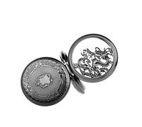 WZYYCV Hombre Pocket Watch Reloj De Bolsillo, Reloj De Bolsillo Mecánico Manual Retro, Reloj De Bolsillo con Tapa De Doble Cara, Adecuado para Cumpleaños Reloj de Bolsillo