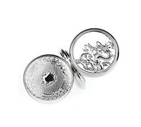 WZYYCV Hombre Pocket Watch Reloj De Bolsillo, Reloj De Bolsillo Mecánico Manual Retro, Reloj De Bolsillo con Tapa De Doble Cara, Adecuado para Cumpleaños Reloj de Bolsillo
