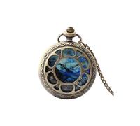 WZYYCV Hombre Pocket Watch Reloj De Bolsillo Reloj De Bolsillo Mecánico Reloj De Bolsillo Retro Adecuado para Navidad Y Cumpleaños Reloj de Bolsillo