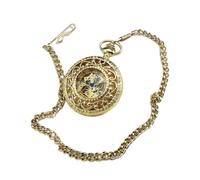 WZYYCV Hombre Pocket Watch Reloj De Bolsillo Retro Mecánico Cuerda Manual Reloj De Bolsillo Delicado Reloj De Bolsillo con Tapa para Hombres con Cadena Reloj de Bolsillo