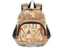 Wzzzsun Héroes De La Cultura Antigua Egipcia Mochila Infantil Niño y Niña Kindergarten Bolsa Escolar Mochilas Infantiles con Correa 3-6 Años de Viaje