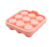 X - 9 Cavities Flexible Reusable Rose Tray - 1 Easy Release Cocktail Ice Molds - For Whiskey, Coffee, Tea, Drinks, Parties, Kitchen, Drinking, Food, Camping, Chocolate, Candyc