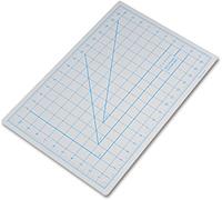 X-Acto X7761 Self-healing cutting mat, nonslip bottom, 1 grid, 12-Inch by 18-Inch board with 11-Inch by 17-Inch measuring surface, gray (japan import)
