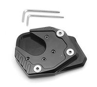 X-ADV X ADV Motocicleta CNC Aluminio Costado Soporte Lateral Ampliar para X-ADV 750 2017 2018 2019 NC750X/S 2017 2018 2019 (Negro+Negro)