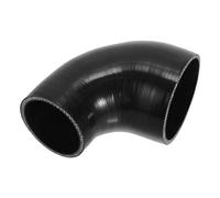 X AUTOHAUX 1 manguera refrigerante universal de silicona negra para coche, 76-102 mm, diámetro interior de 102 mm, 90 grados, color negro