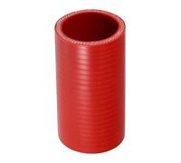 X AUTOHAUX 1 manguera refrigerante universal de silicona roja para coche, 45 mm, 4,5 cm de diámetro interior, 100 mm de longitud, 0 grados, color rojo
