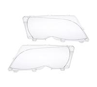X AUTOHAUX 1 par de Cubiertas de Faros Delanteros Izquierdo y Derecho de Coche, de policarbonato 4 Puertas 63126924045 63126924046