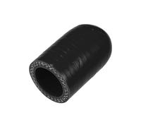 X AUTOHAUX 1 tapa de goma de silicona negra para manguera de coche de 30 mm de longitud, 20 mm de diámetro interior, tapa ciega reforzada de silicona para tubo de derivación universal