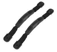 X AUTOHAUX 11.41 Pulgada Transporte Mango con 1 Orificio Base Negro para Kayak Bote Canoa 2 Piezas