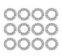 X AUTOHAUX 12 uds 4.76mm x 7 Bola Rodamientos Manivela Rodamientos Retenedor para Bicicleta