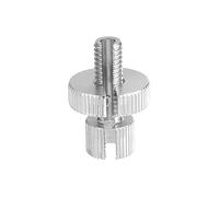 X AUTOHAUX 1uds M8 Freno Embrague Cable Línea Ajustador Tornillo Plateado Tono