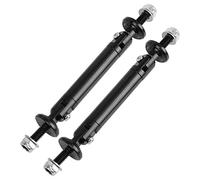 X AUTOHAUX 2 barras de soporte ajustables para parachoques delantero de coche, color negro