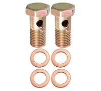 X AUTOHAUX 2 Juegos Banjo Perno Freno Montaje Adaptador M14x1,5 Rosca Banjo Perno