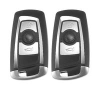 X AUTOHAUX 2 piezas de 315 MHz KR55WK49863 de repuesto inteligente de proximidad sin llave para BMW 1 2 3 4 5 6 7 Series 2009-2017 3 botones con chip PCF794
