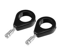 X AUTOHAUX 2uds Universal Motocicleta Giro Señal Luz Horquilla Abrazadera 39mm 1.54 Pulgadas