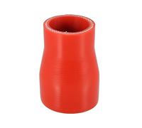 X AUTOHAUX 38mm-51mm 1.5"-2" ID recto tubo de manguera reductor de coche de silicona rojo
