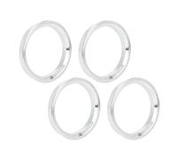 X AUTOHAUX 4 anillos centrados de aleación de aluminio de 66,6 a 57,1 mm