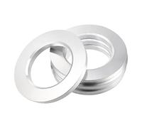 X AUTOHAUX 4 anillos centrales de aleación de aluminio de 106,1 mm a ID de 67,1 mm de diámetro exterior para coche, repuesto de espaciador central de rueda