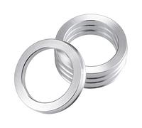 X AUTOHAUX 4pcs OD 74.1mm a ID 56.6mm aleación de aluminio coche Auto Hub Centric Ring