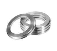 X AUTOHAUX 4pcs OD 82mm to ID 60.1mm Aluminum Alloy Car Hub Centric Rings Wheel Bore Center Spacer