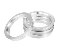 X AUTOHAUX 4uds OD 70.1mm Aluminio Aleación Coche Cubo Centrado Anillos 56,1 mm Anillos de Centrales