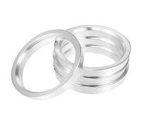 X AUTOHAUX 4uds OD 70.1mm Aluminio Aleación Coche Cubo Centrado Anillos 60,1 mm Anillos de Centrales
