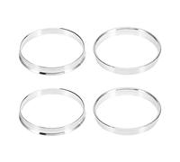 X AUTOHAUX 4uds OD 72.6mm a ID 70.3mm Aluminio Aleación Coche Cubo Centrados círculos Anillos de Centrales