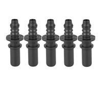 X AUTOHAUX 5Pcs 11.80mm ID8 Coche Combustible Línea Manguera Rápido Liberación Macho Conector